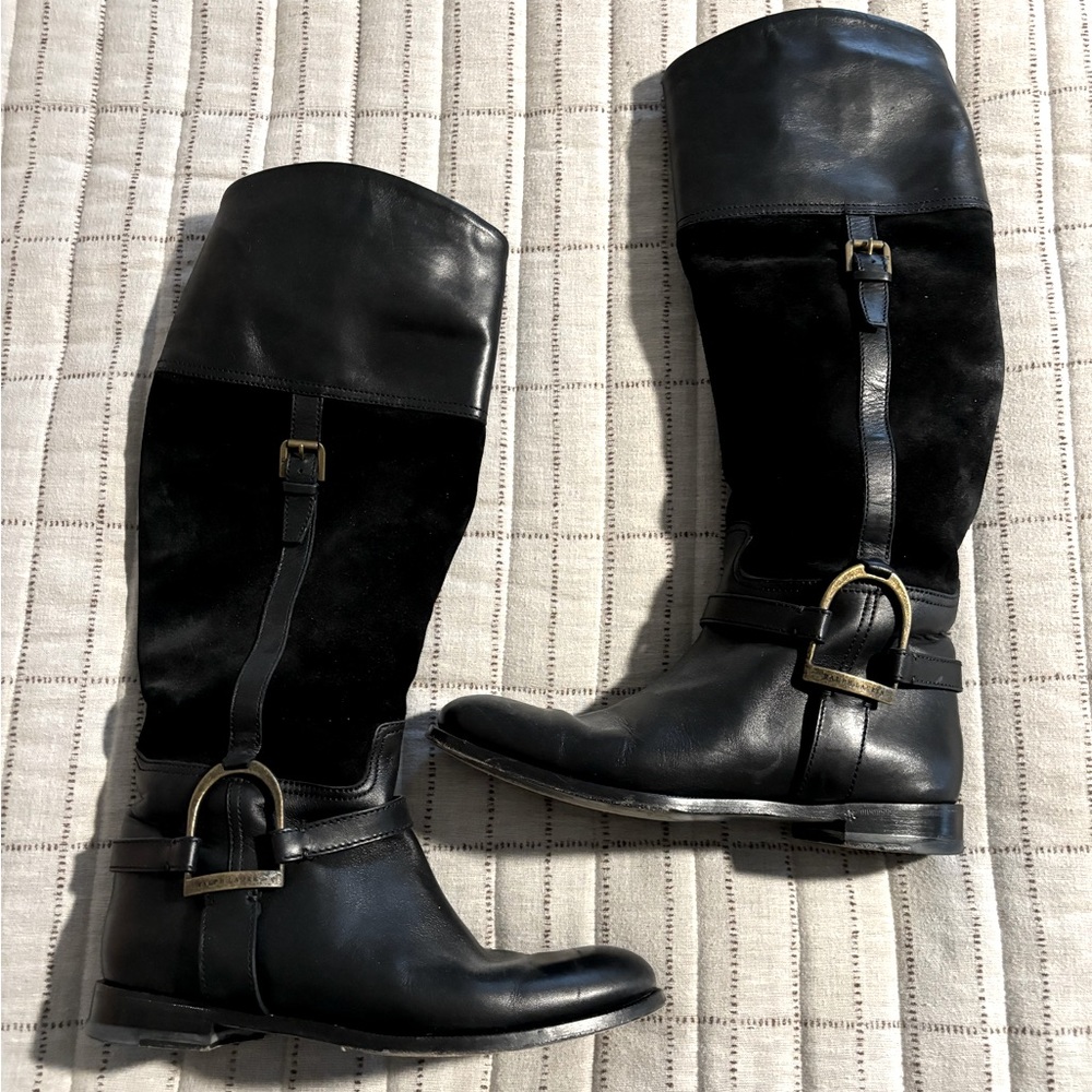 Ralph Lauren Collection black riding boots